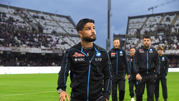 SALERNO, ITALY - OCTOBER 31: Lorenzo Insigne during the Serie A match between US Salernitana and SSC Napoli at Stadio Arechi on October 31, 2021 in Salerno, Italy. (Photo by SSC NAPOLI/SSC NAPOLI via Getty Images) Salerno, il giorno dopo il derby: indecisione di Belec, ma i tifosi ci credono ancora… - immagine 1