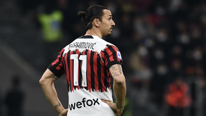 Zlatan Ibrahimovic AC Milan Milan-Bologna 0-0 Serie A 2021-2022