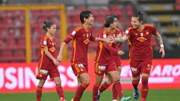 Femminile, la Roma stende il Pomigliano 3-0: blindato il primo posto