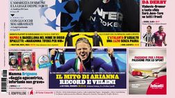 Prima Pagina, La Gazzetta dello Sport: “L’Inter si mangia le mani. 100 da Leao”