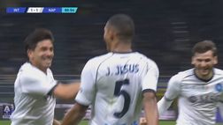 VIDEO Inter-Napoli 1-1, l’ex Juan Jesus risponde a Darmian nel finale: gli highlights