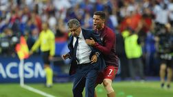 Portogallo, il c.t. Santos elogia ancora Cristiano Ronaldo: “Viene da un’altra galassia…”