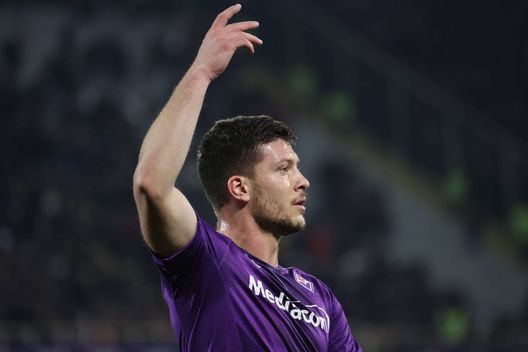 GERMOGLI PH: 4 MARZO 2023 FIRENZE STADIO ARTEMIO FRANCHI FIORENTINA VS MILAN FOTO GOL ESULTANZA JOVIC jovic