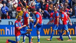 VIDEO / Che zampata di Giuseppe Rossi: gran gol su rimessa laterale nel derby