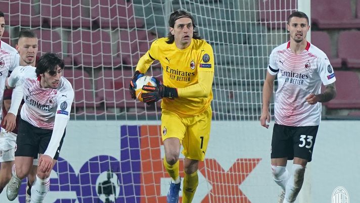 Ciprian Tatarusanu AC Milan Sparta Praga-Milan Europa League