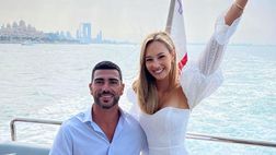 Pellé e Viky Varga in barca a Dubai: momenti di relax per la coppia. I due celebrano “amore, vita e…”