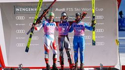 Slalom Wengen, Razzoli dopo sei anni torna sul podio. Vince Braathen