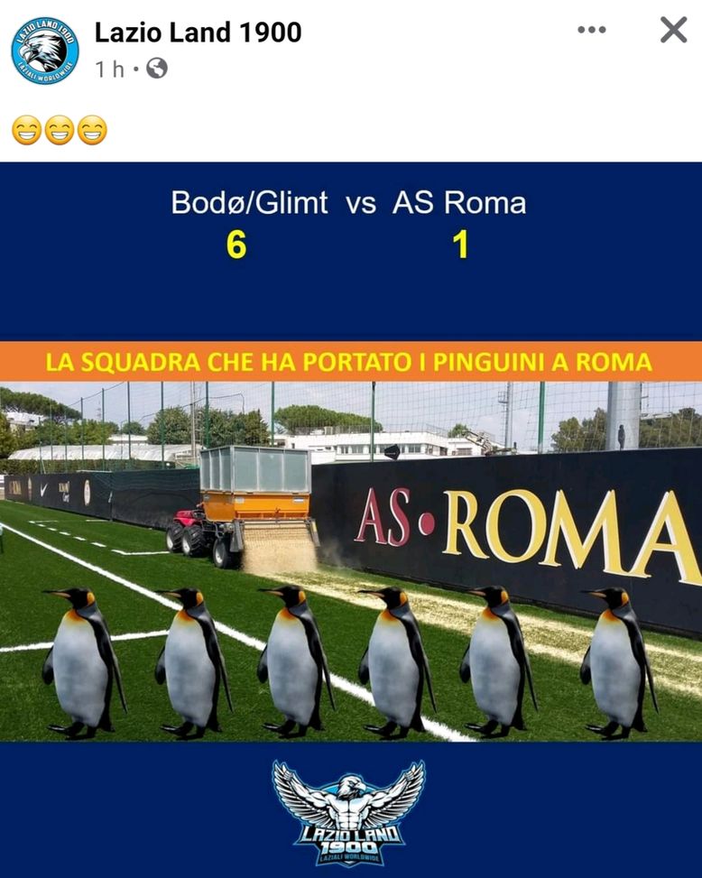 Lazio, meme da derby dopo la sestina del Bodo: e Mou diventa tennista…- immagine 3