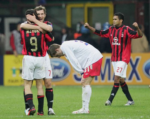 Serginho Shevchenko Inzaghi, getty Serginho Shevchenko Inzaghi, getty
