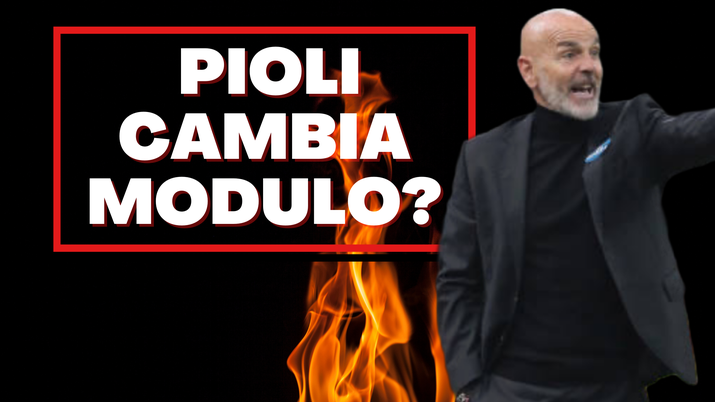 Stefano Pioli, tecnico dell'AC Milan, valuta un cambio modulo Stefano Pioli, tecnico dell'AC Milan, valuta un cambio modulo