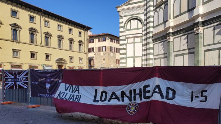 FOTO VN – Piazza Duomo tinta di granata: Hearts, che invasione dalla Scozia - immagine 1