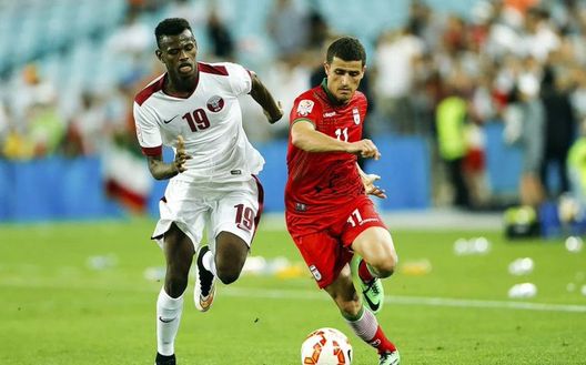 Vouria Ghafouri in campo 