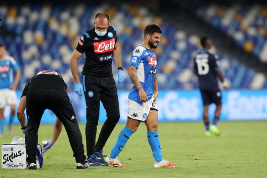 Infortunio di Lorenzo Insigne (Getty) Infortunio di Lorenzo Insigne (Getty)