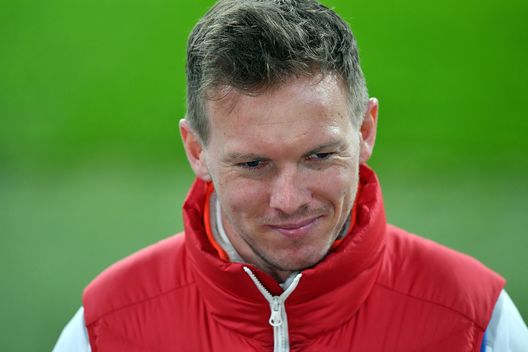 LEIPZIG, GERMANY - MARCH 03: Julian Nagelsmann, Head Coach of RB Leipzig speaks during a TV Interview prior to the DFB Cup quarter final match between RB Leipzig and VfL Wolfsburg at Red Bull Arena on March 03, 2021 in Leipzig, Germany. Sporting stadiums around Germany remain under strict restrictions due to the Coronavirus Pandemic as Government social distancing laws prohibit fans inside venues resulting in games being played behind closed doors. (Photo by Stuart Franklin/Getty Images) LEIPZIG, GERMANY - MARCH 03: Julian Nagelsmann, Head Coach of RB Leipzig speaks during a TV Interview prior to the DFB Cup quarter final match between RB Leipzig and VfL Wolfsburg at Red Bull Arena on March 03, 2021 in Leipzig, Germany. Sporting stadiums around Germany remain under strict restrictions due to the Coronavirus Pandemic as Government social distancing laws prohibit fans inside venues resulting in games being played behind closed doors. (Photo by Stuart Franklin/Getty Images)