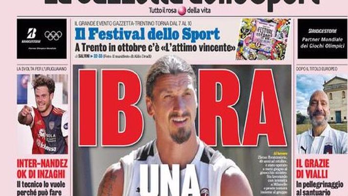 BUONGIORNO CITTACELESTE – LE PRIME PAGINE DEI PRINCIPALI QUOTIDIANI SPORTIVI – GUARDA 