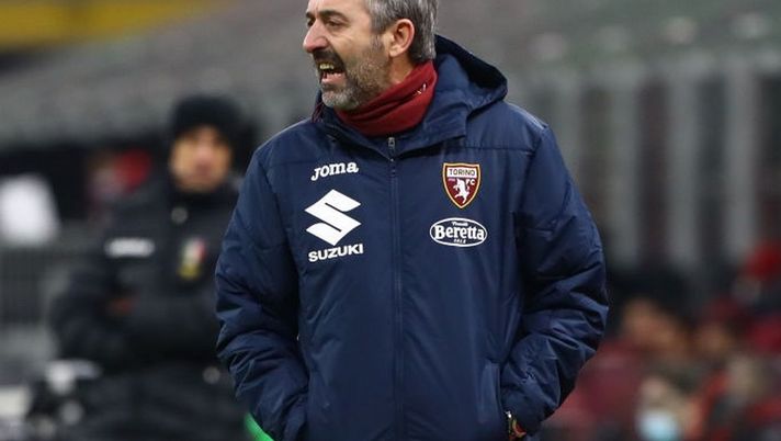 MILAN, ITALY - JANUARY 09: Marco Giampaolo, Head Coach of Torino F.C. reacts during the Serie A match between AC Milan and Torino FC at Stadio Giuseppe Meazza on January 09, 2021 in Milan, Italy. Sporting stadiums around Italy remain under strict restrictions due to the Coronavirus Pandemic as Government social distancing laws prohibit fans inside venues resulting in games being played behind closed doors. (Photo by Marco Luzzani/Getty Images) MILAN, ITALY - JANUARY 09: Marco Giampaolo, Head Coach of Torino F.C. reacts during the Serie A match between AC Milan and Torino FC at Stadio Giuseppe Meazza on January 09, 2021 in Milan, Italy. Sporting stadiums around Italy remain under strict restrictions due to the Coronavirus Pandemic as Government social distancing laws prohibit fans inside venues resulting in games being played behind closed doors. (Photo by Marco Luzzani/Getty Images)