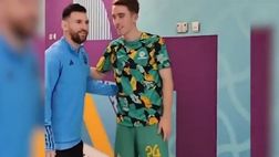 VIDEO / Avversario e idolo: Australia, foto con Messi