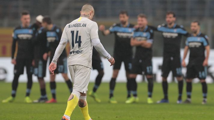 Nainggolan contro la Lazio in Coppa Italia