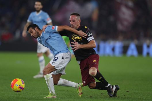 Pedro e Ribery in Lazio-Salernitana Pedro e Ribery in Lazio-Salernitana