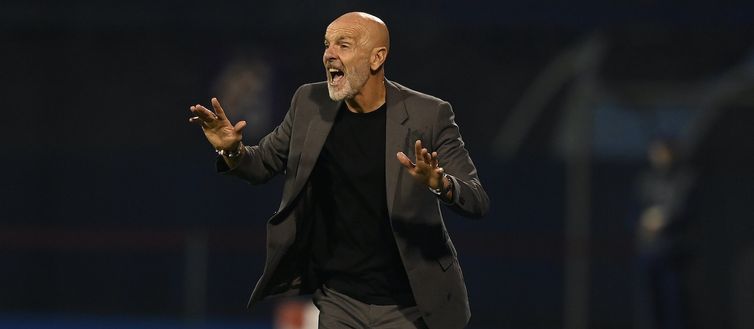 Stefano Pioli AC Milan Dinamo Zagabria-Milan 0-4 Champions League 2022-2023