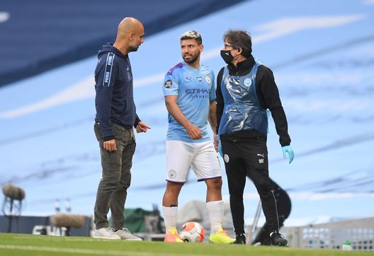 Aguero Guardiola (getty images) Aguero Guardiola (getty images)