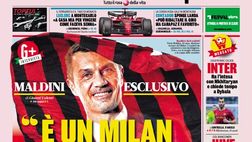 Prima Pagina La Gazzetta dello Sport, Maldini esclusivo: “È un Milan capolavoro”