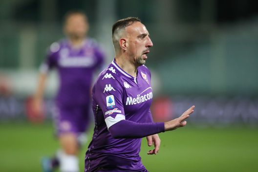 GERMOGLI PH: 21 MARZO 2021 STADIO FRANCHI FIORENTINA VS MILAN NELLA FOTO ESULTANZA GOL RIBERY GERMOGLI PH: 21 MARZO 2021 STADIO FRANCHI FIORENTINA VS MILAN NELLA FOTO ESULTANZA GOL RIBERY