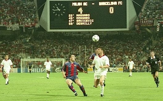 Sarà difficile poter riassistere a unaperformance perfetta come quella della finale di Champions League del Milan del 1994 (Fonte: Telegraph.co.uk) Sarà difficile poter riassistere a unaperformance perfetta come quella della finale di Champions League del Milan del 1994 (Fonte: Telegraph.co.uk)