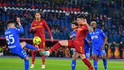 Roma, partenza sprint con l’Empoli: è la quinta volta che segna due gol in 6 minuti