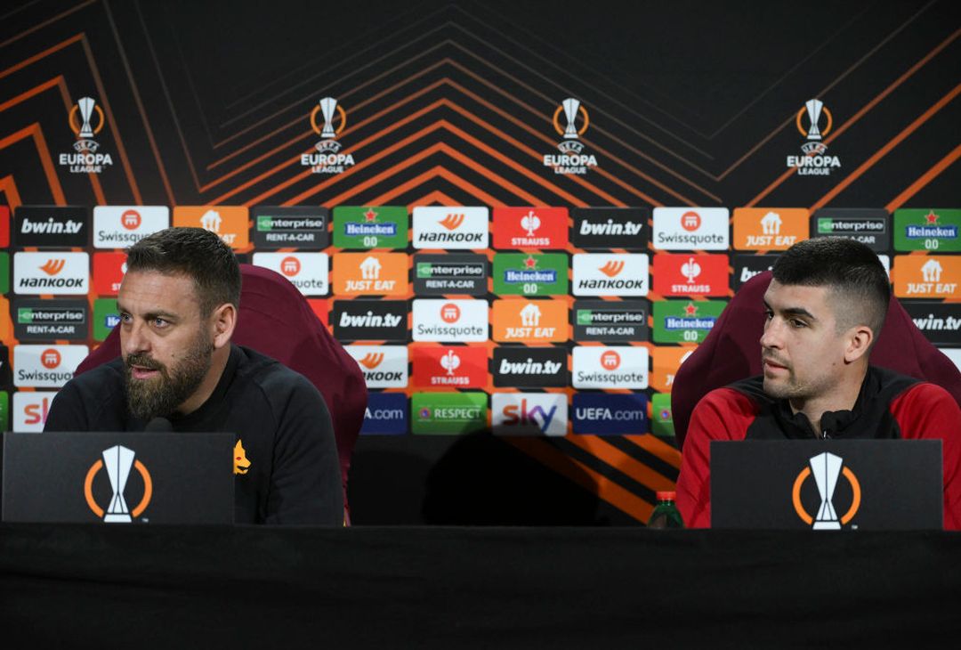 Roma-Brighton, la conferenza stampa di De Rossi e Mancini – FOTO GALLERY - immagine 8