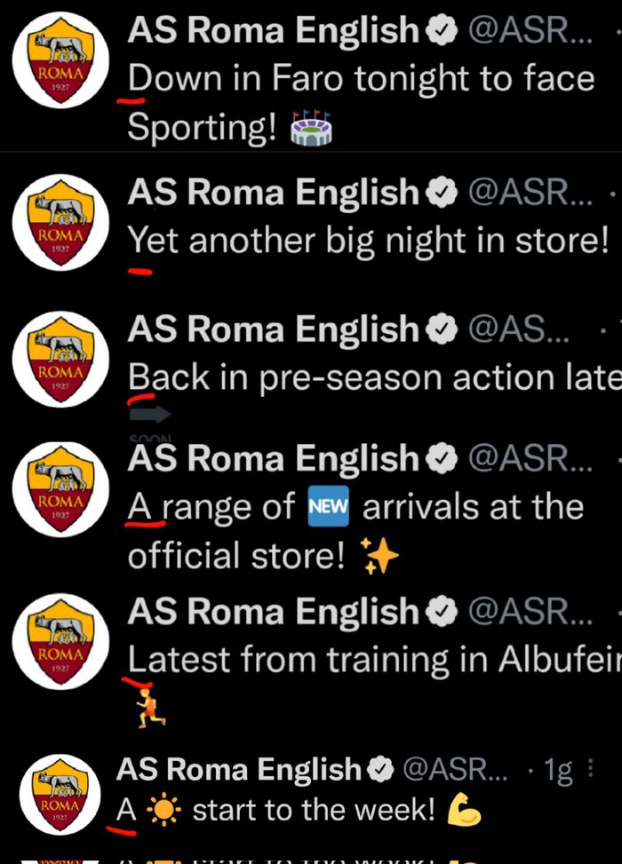 Vicino l’annuncio di Dybala: i tweet inglesi della Roma formano il suo nome- immagine 3