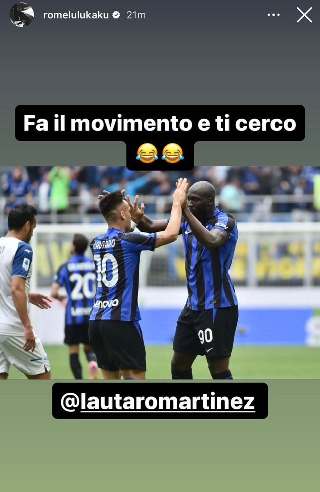 Sprazzi di LuLa, Lukaku protagonista anche sui social: il messaggio per Lautaro- immagine 2