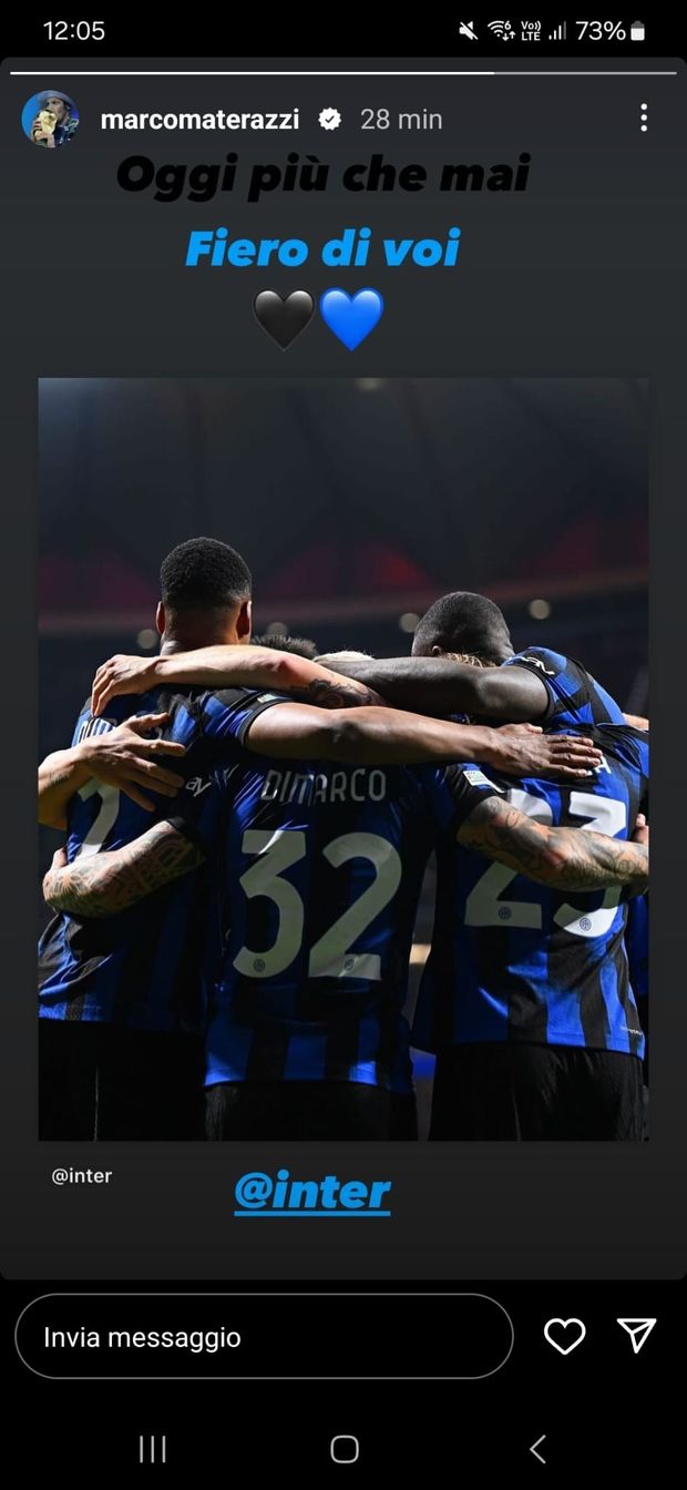 Inter fuori agli ottavi, Materazzi: “Oggi più che mai, fiero di voi”- immagine 3