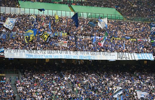 Inter Samp Curva Nord tifosi
