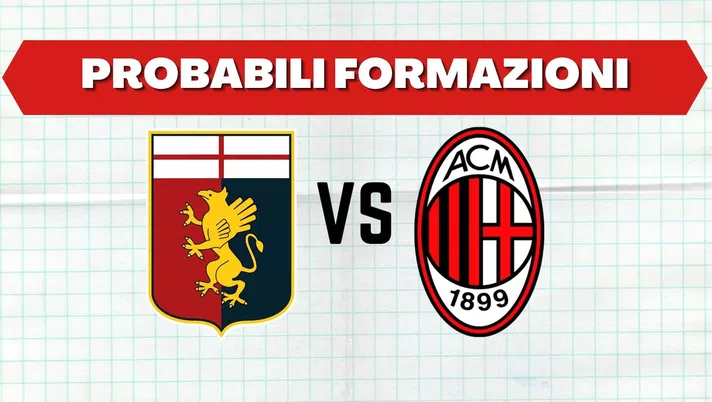 Probabili formazioni Genoa-Milan Serie A 2021-2022