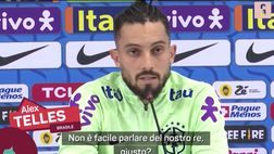 VIDEO Brasile, Alex Telles sul ricovero di Pelé: “Dio lo benedica, può dare allegria”