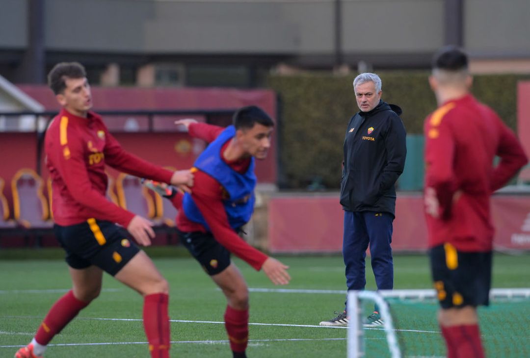 Trigoria, ripresa dopo Milan-Roma: gol di Solbakken. C’è Karsdorp – FOTO GALLERY - immagine 12