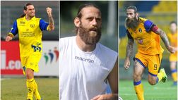 Moscardelli: “Ho rosicato in Rimini-Juventus, oggi gioco con Totti. Ecco che cosa c’è dietro la mia barba…”