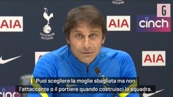 VIDEO Tottenham, Conte su Kane: “Nella vita puoi sbagliare moglie, ma non il bomber”