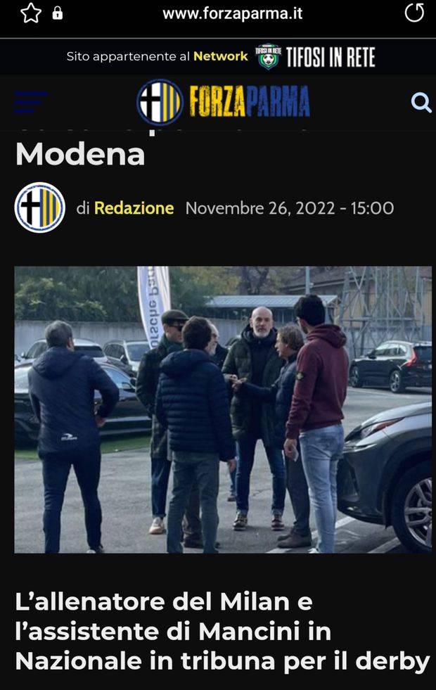 Al Tardini per il derby: Stefano Pioli e il suo Parma, battuto però dal Modena…- immagine 2