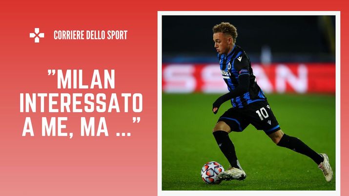 Noa Lang Bruges Calciomercato AC Milan