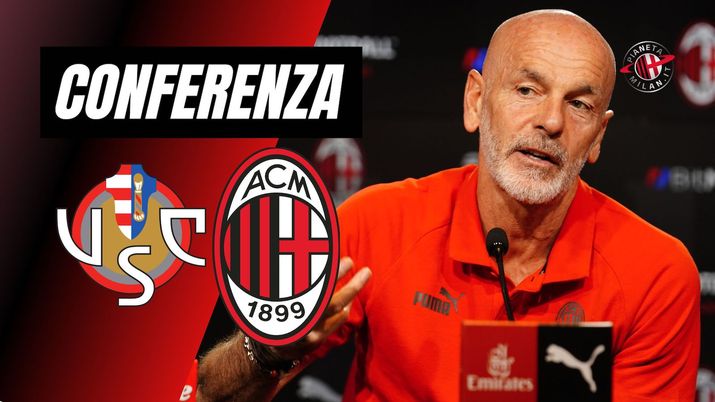 Conferenza stampa Stefano Pioli AC Milan Cremonese-Milan Serie A 2022-2023