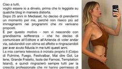 Alessia Marcuzzi lascia Mediaset: “Non mi vedevo più nei programmi proposti”