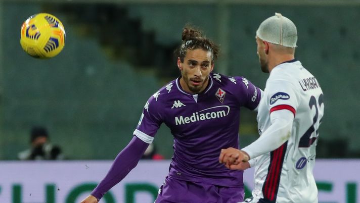 GERMOGLI PH 10 GENNAIO 2020 CAMPIONATO SERIE A DI CALCIO STADIO ARTEMIO FRANCHI FIORENTINA VS CAGLIARI NELLA FOTO CACERES 
