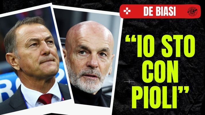 Gianni De Biasi e Stefano Pioli, allenatore del Milan (getty images)