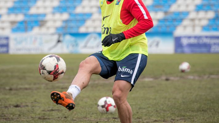 TIRANA, ALBANIA - MARCH 25: Omar Elabdellaoui of Norway during training ahead of their game against Albania on March 25, 2018 in Tirana, Albania. (Photo by Trond Tandberg/Getty Images) 