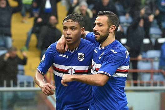  Fabio Quagliarella e Luis Muriel 
