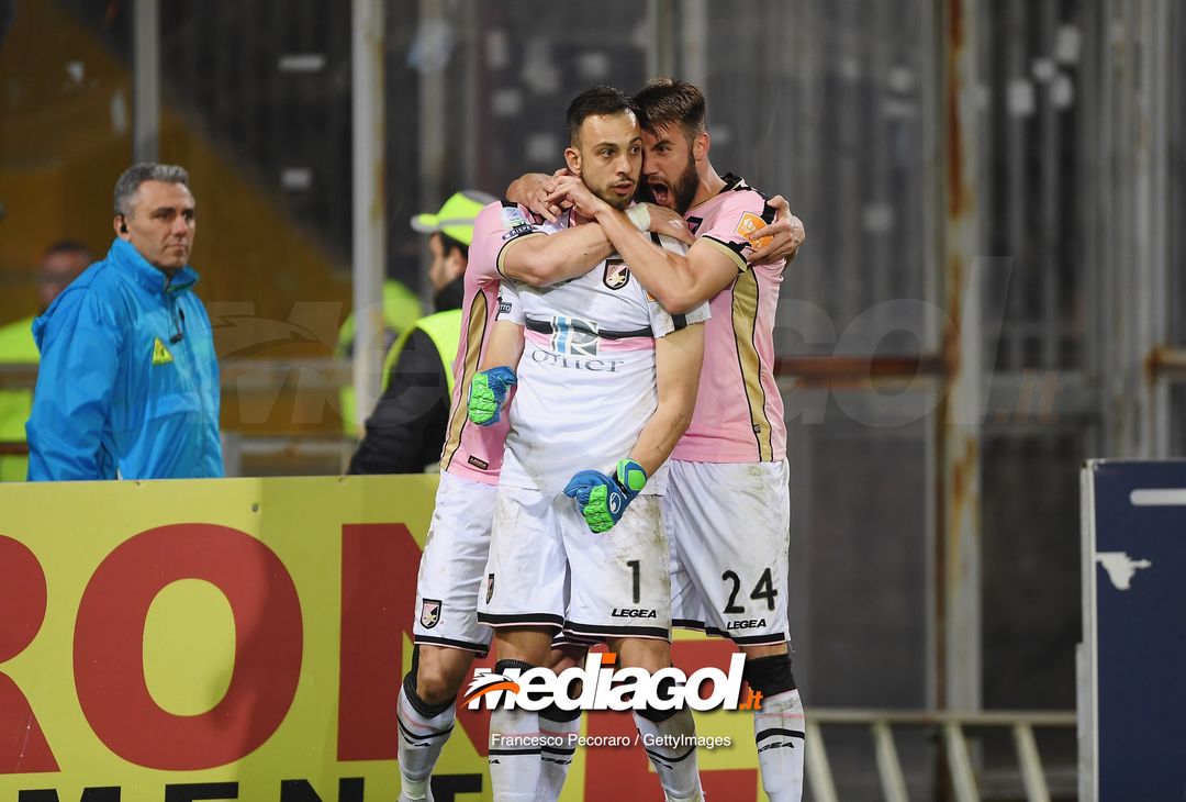  during the Serie B match between Benevento and Carpi FC at Stadio Ciro Vigorito on April 14, 2019 in Benevento, Italy. 