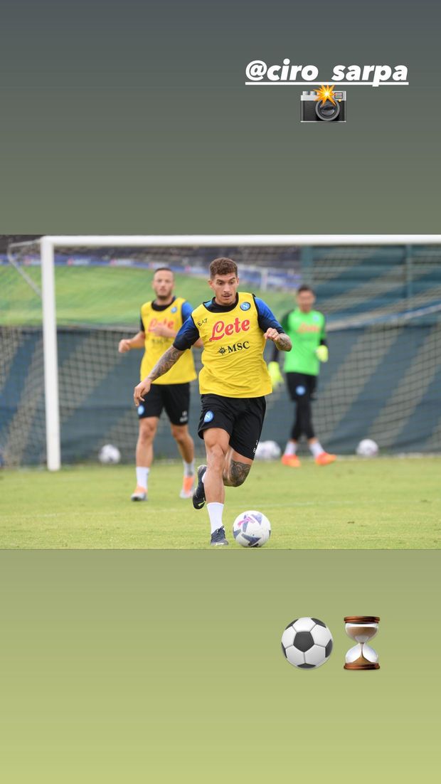 FOTO Di Lorenzo non vede l’ora di ritornare in campo. Il suo countdown sui social- immagine 2