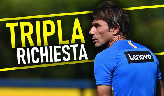 Calciomercato Inter, tripla richiesta di Conte Calciomercato Inter, tripla richiesta di Conte
